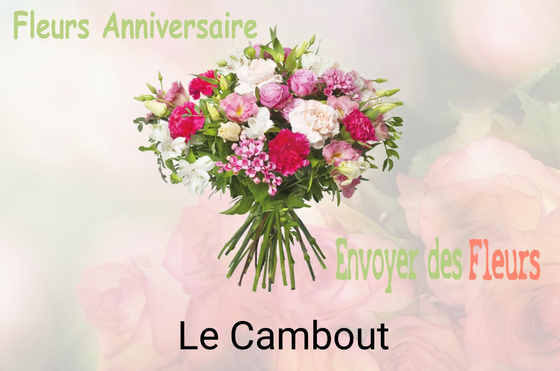 Bouquet de fleurs d’anniversaire livré à Le Cambout