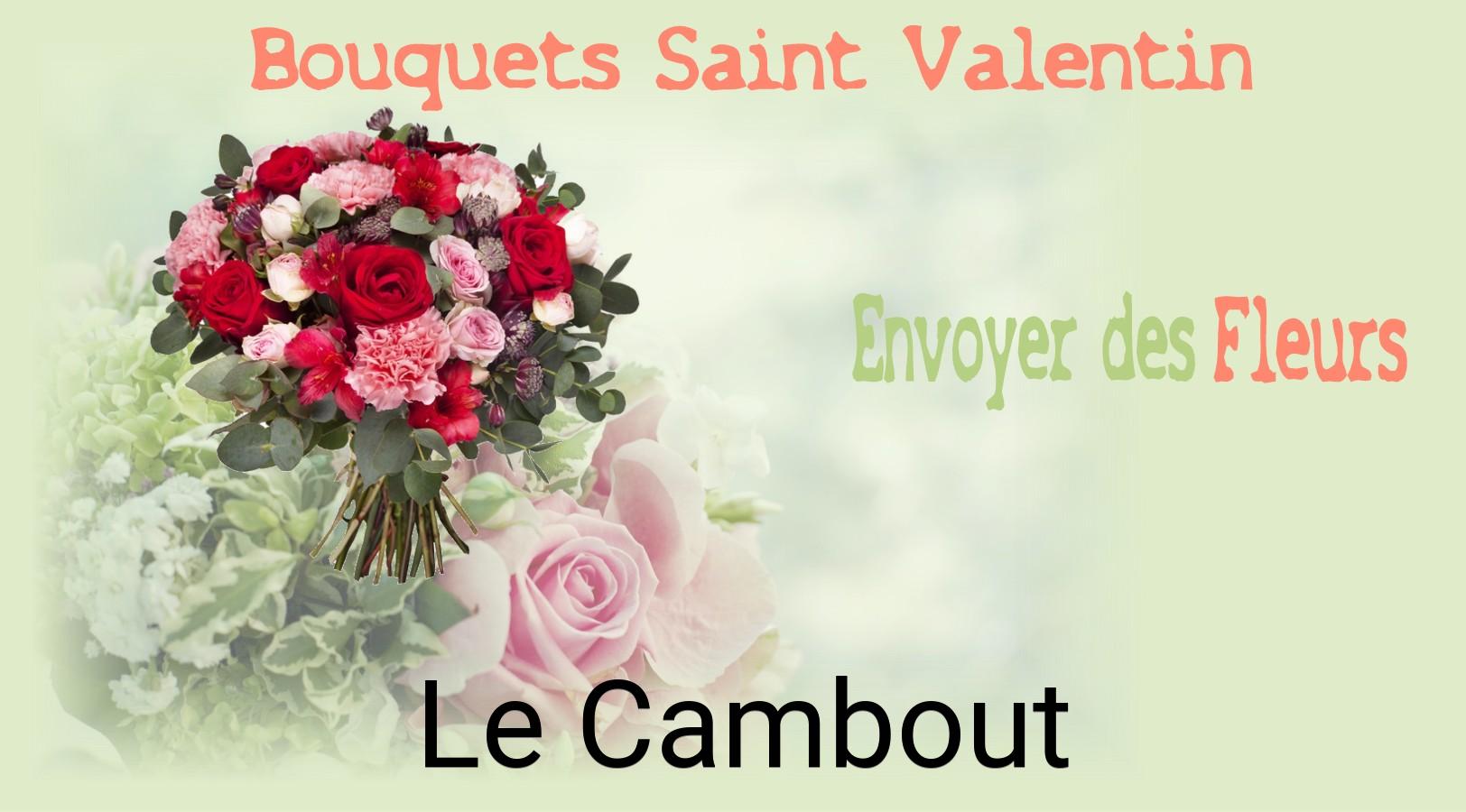 Roses de Saint-Valentin livrées à Le Cambout